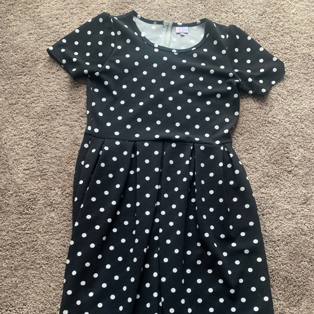 Lularoe Polkadot Amelia Dress